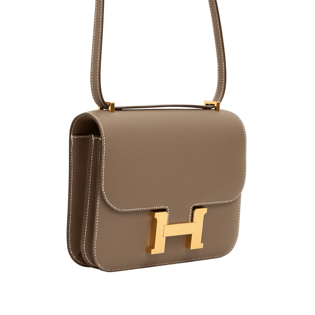 Hermès Constance 18 Epsom Etoupe Gold Hardware