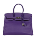 Hermès Birkin 35 Crocus Epsom Palladium Hardware