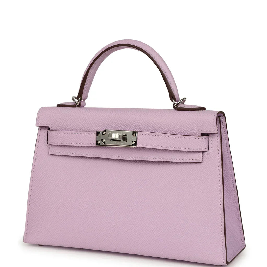 Hermès Kelly Sellier 20 Guimauve Epsom Palladium Hardware