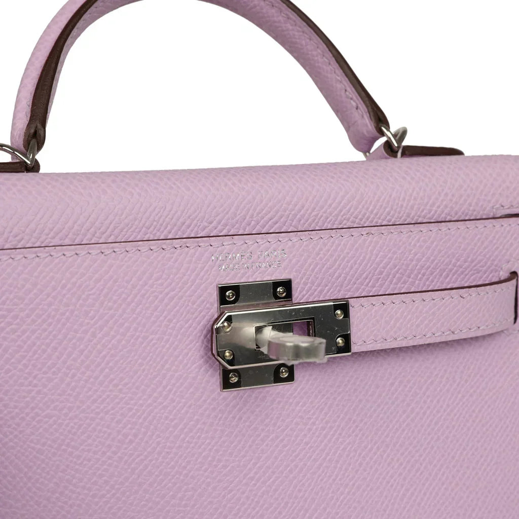 Hermès Kelly Sellier 20 Guimauve Epsom Palladium Hardware
