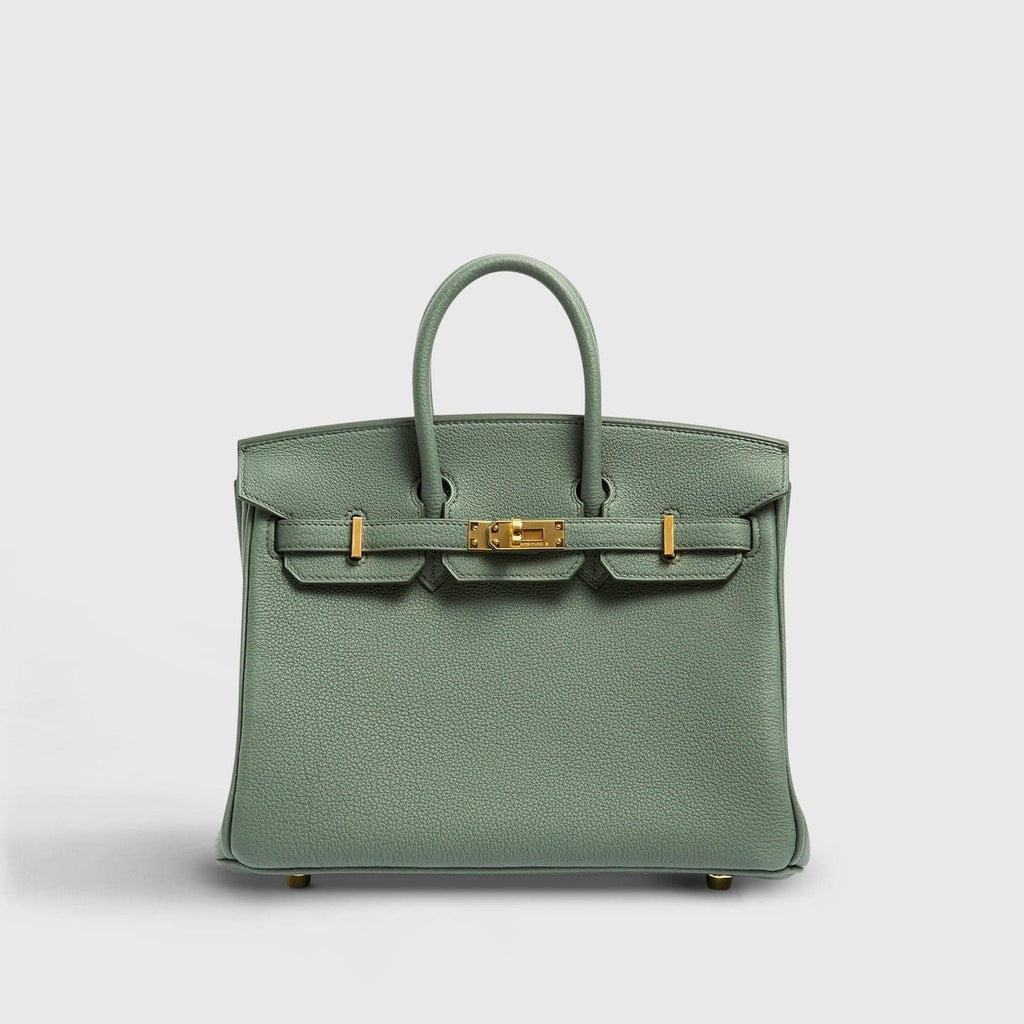 Hermès Birkin 25 Togo Vert Amande Gold Hardware Retourne
