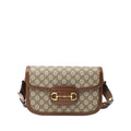Gucci – Women's Horsebit 1955 Shoulder Bag – (Beige/Ebony)